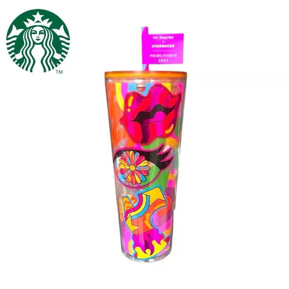 Starbucks Pride Tumbler 2023 Tim Singleton 24oz NEW